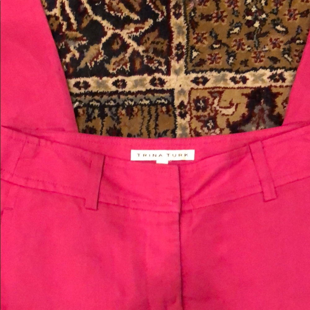 Pink Trina Turk Ankle Pants Size 2